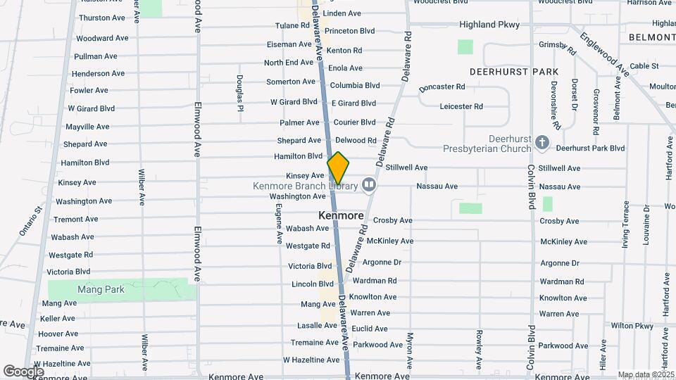 3039 Delaware Ave Map and Location Details