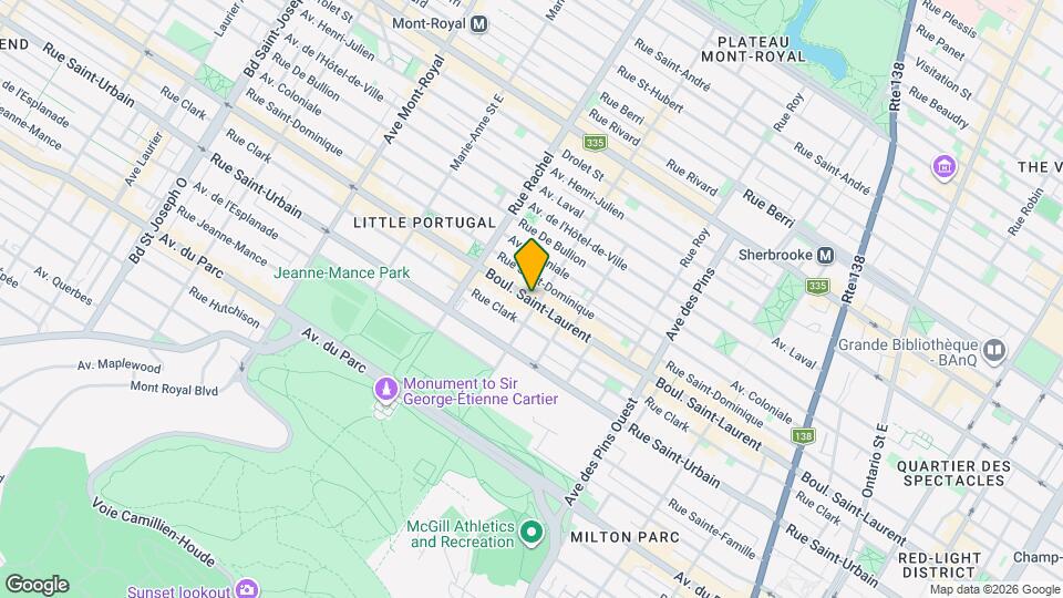 4055 Saint-Laurent Boul Map and Location Details