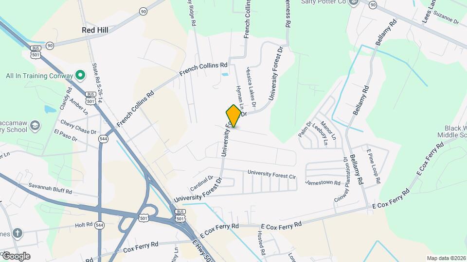 1604 Fairforest Court Map and Location Details