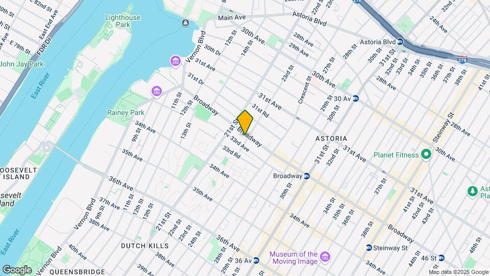 2134 Broadway Map and Location Details