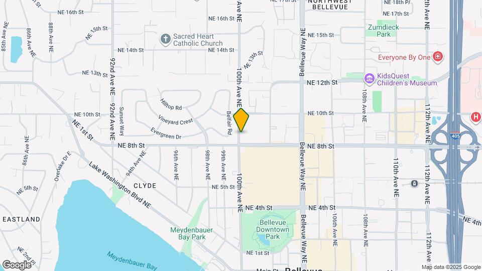 860 100th Ave NE Map and Location Details