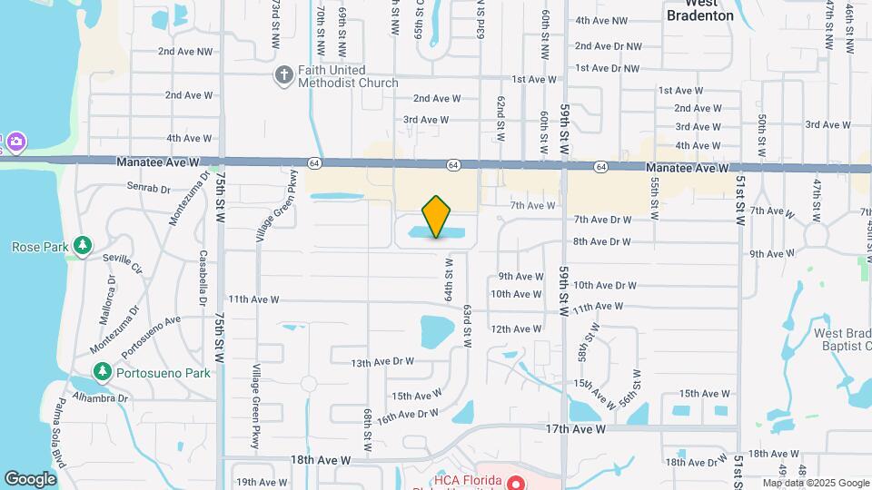 6618 7th Ave Cir W, Unit 1404 Map and Location Details