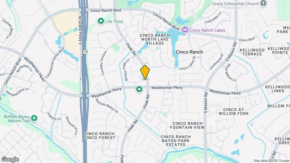 3606 Brinton Trails Ln Map and Location Details