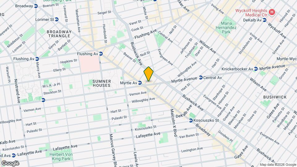 Myrtle Avenue Map and Location Details