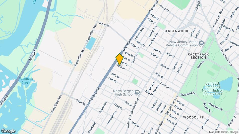 1617 78th St Map and Location Details