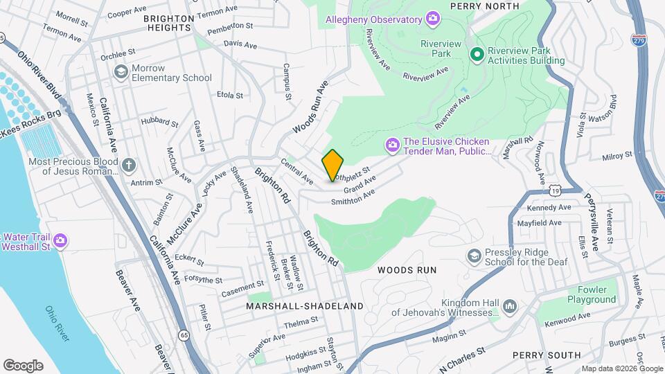 1030 Grand Ave Map and Location Details