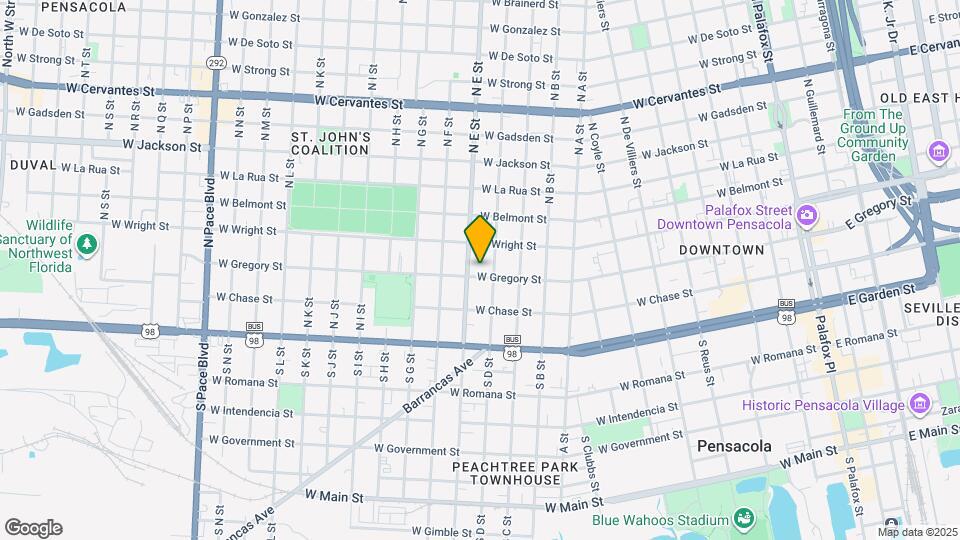 1014 W Gregory St Map and Location Details