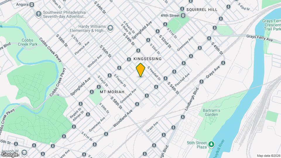 5524 Upland St Map and Location Details