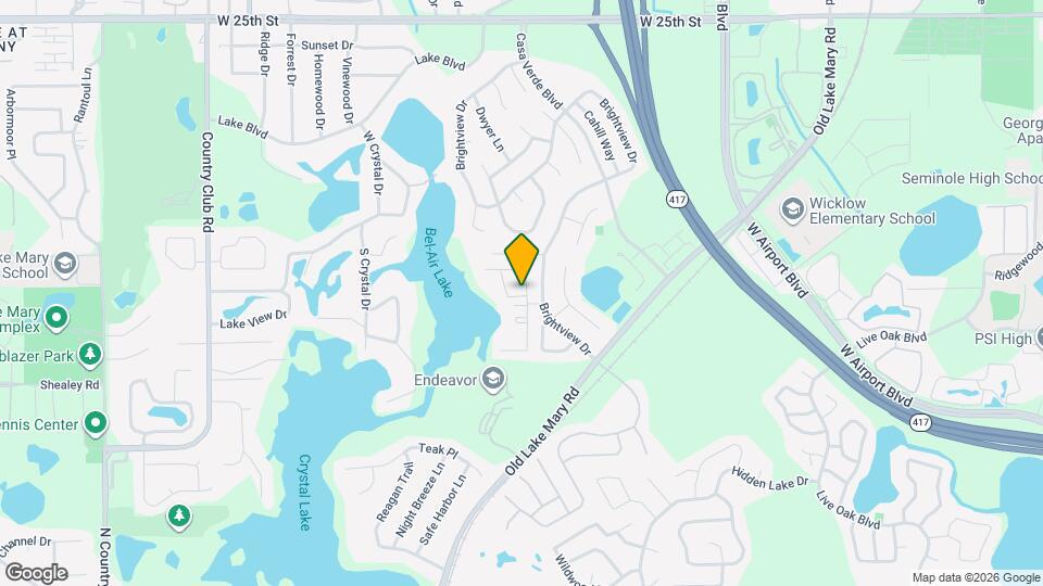 1050 Vineland Pl Map and Location Details