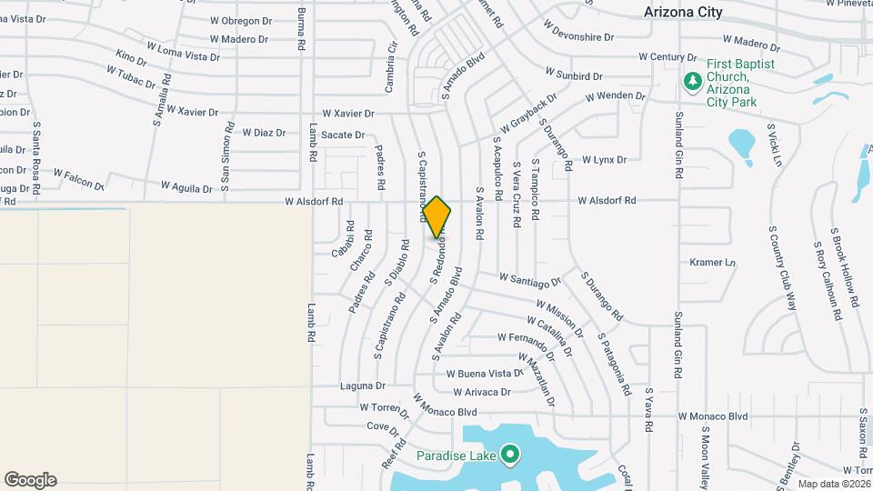 14672 S Redondo Rd Map and Location Details