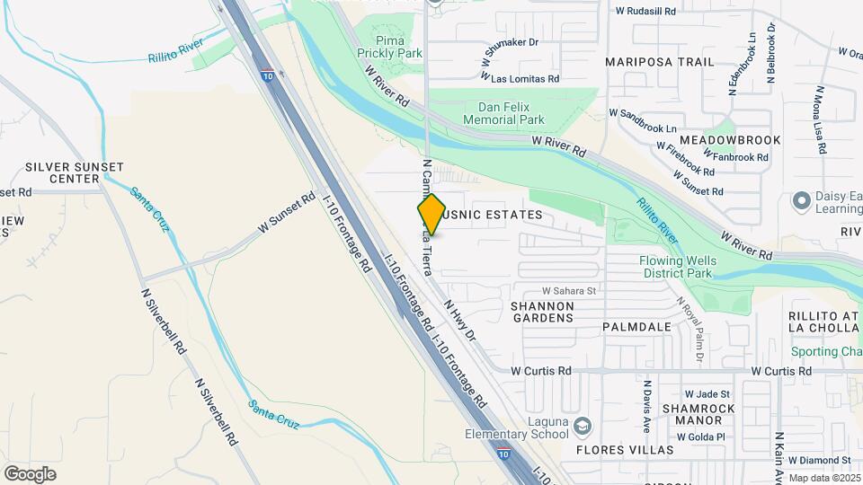 5460 N Camino De La Tierra Map and Location Details