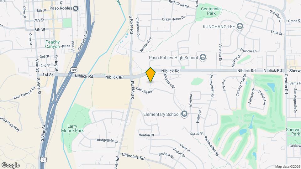 315 Oak Hill Rd Map and Location Details