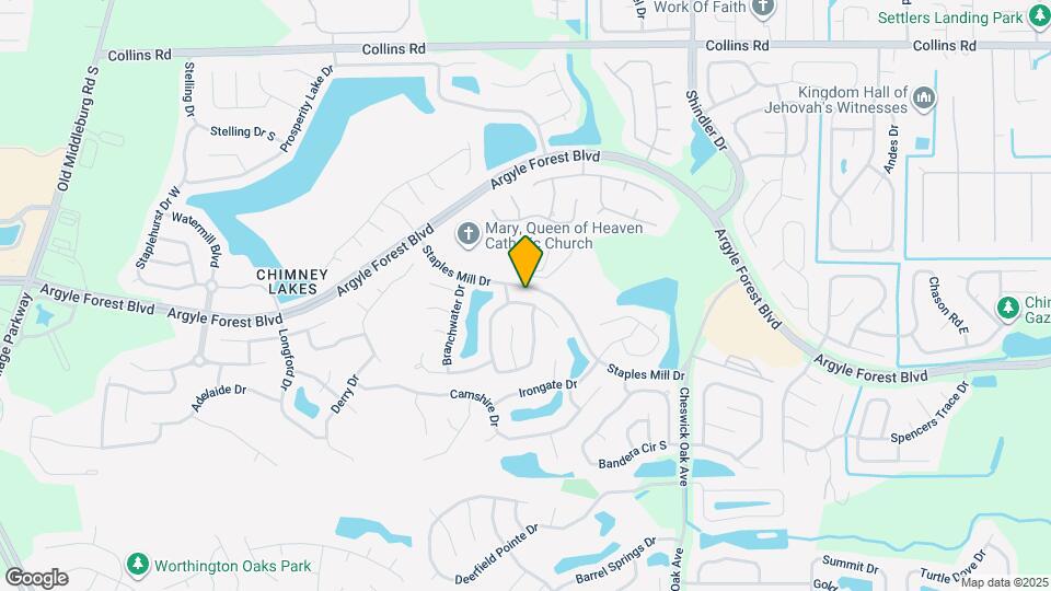 8943 Country Bend Cir N Map and Location Details