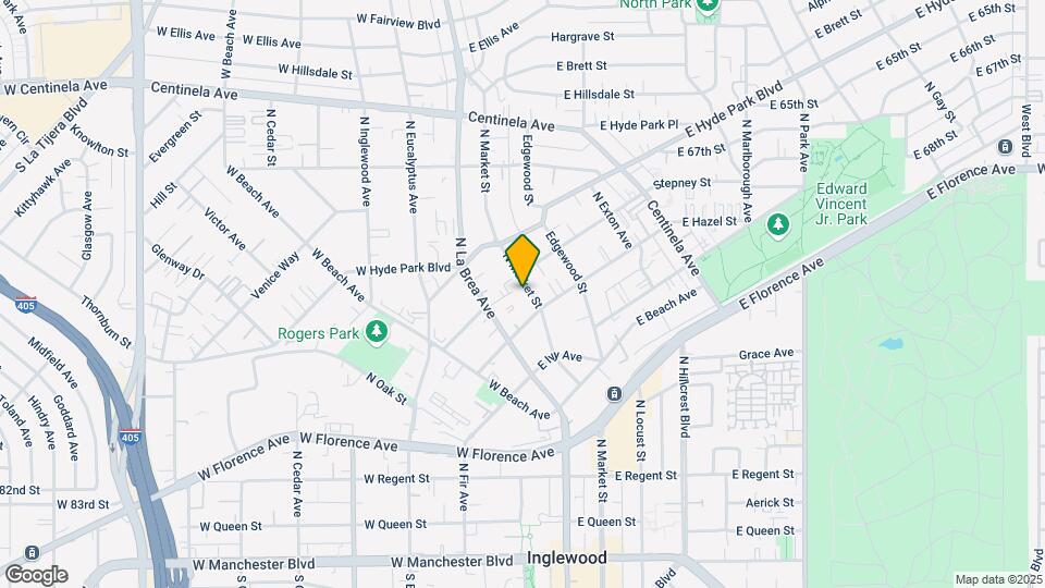Inglewood Palms Apartments Map and Location Details