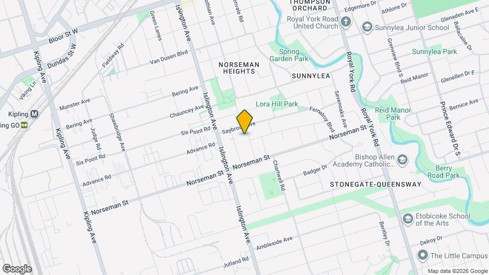 132 Lothian Ave Map and Location Details