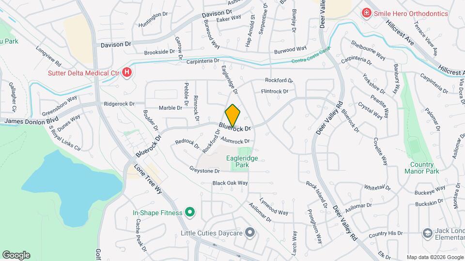 512 Bluerock Dr Map and Location Details