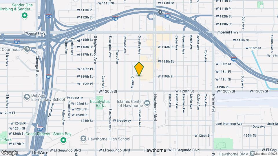 11911 Grevillea Ave Mapa y Detalles de la Ubicación