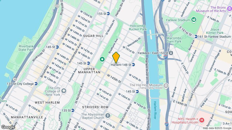 287 W 147th St Map and Location Details
