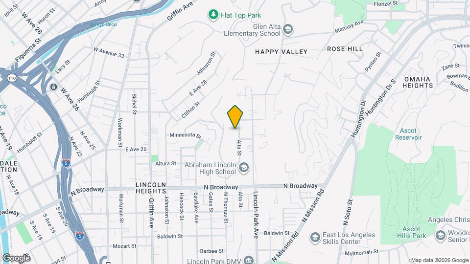 2719 Alta St, Unit #B Mapa y Detalles de la Ubicación