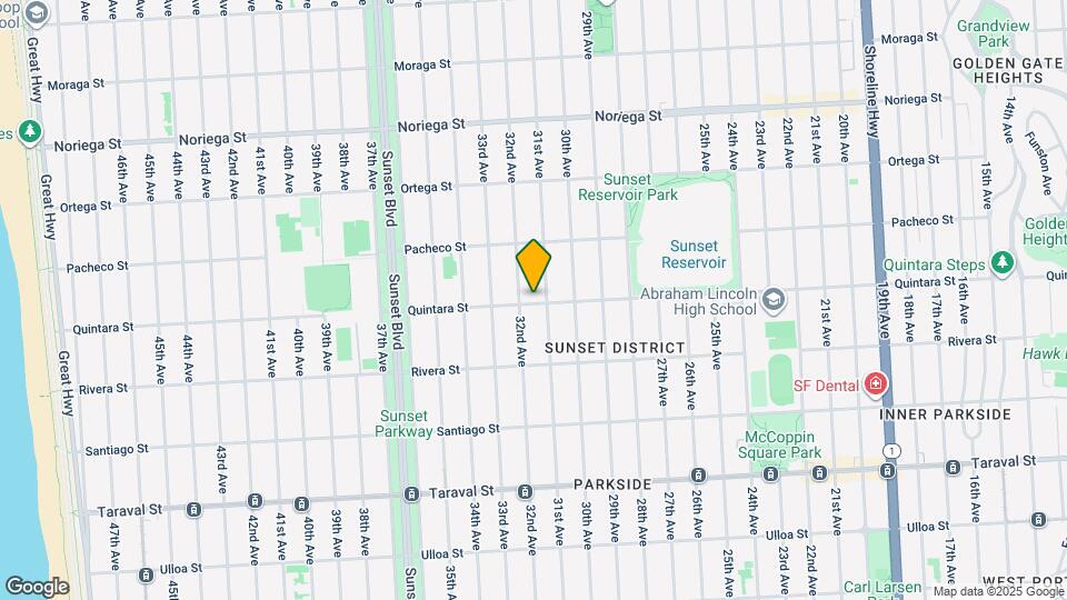 2230 Quintara St Mapa y Detalles de la Ubicación
