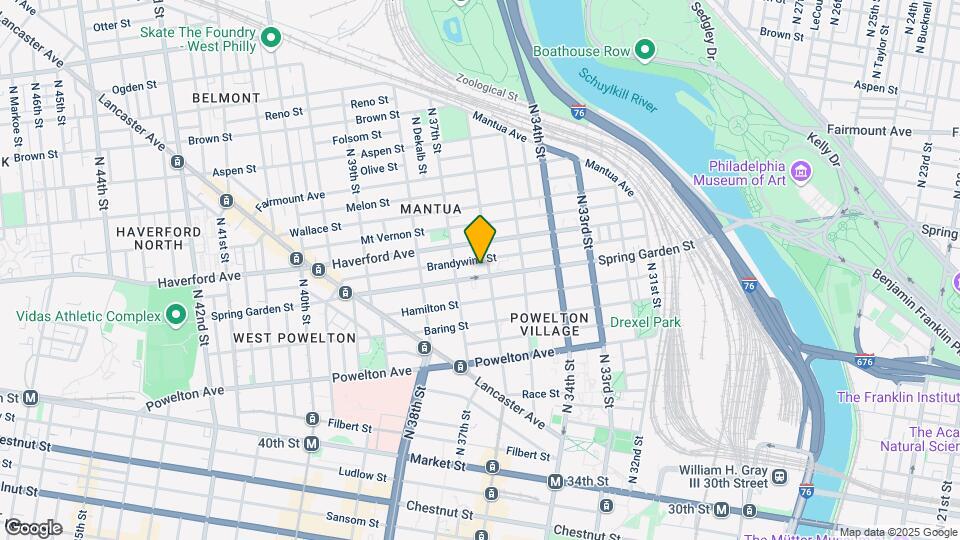 3607 Spring Garden St, Unit 2 Map and Location Details