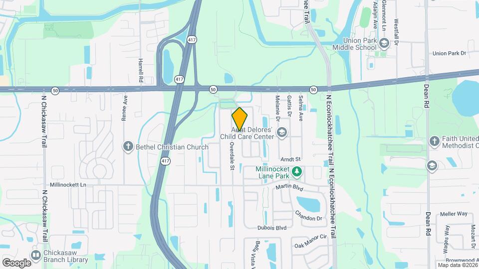 1456 Brookebridge Dr Map and Location Details