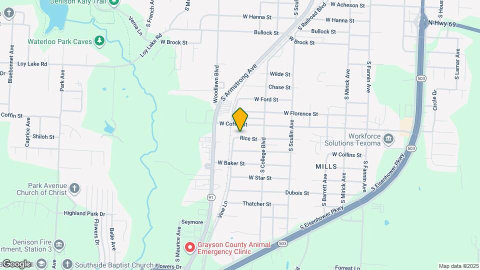 1021 Rice St Map and Location Details