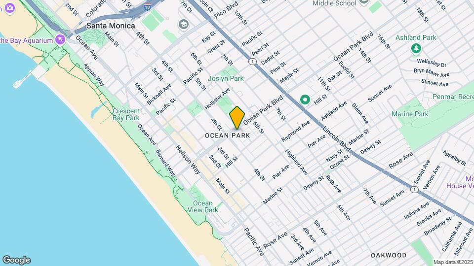 424 Ocean Park Blvd, Unit 1 Mapa y Detalles de la Ubicación