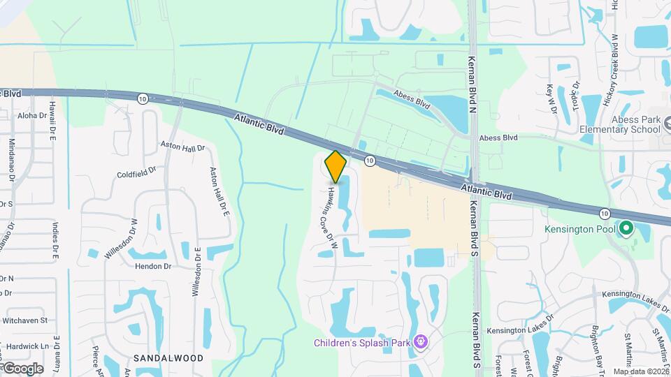 1651 Hawkins Cove Dr W Map and Location Details