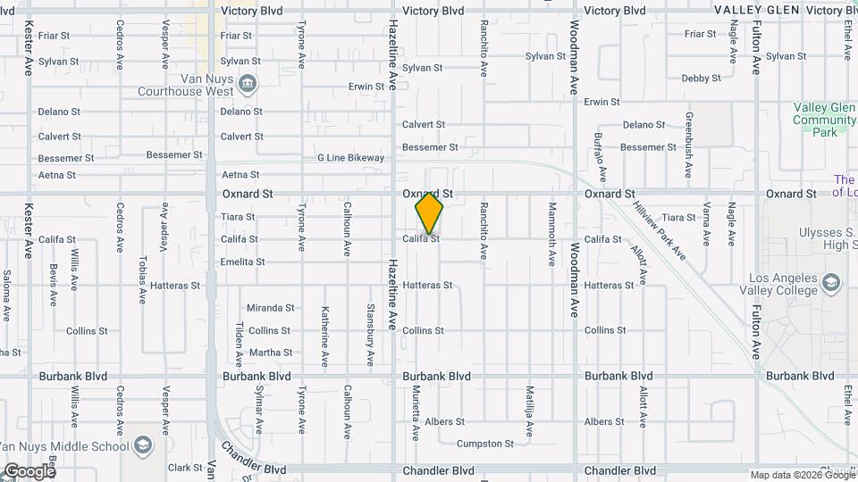 14000 Califa St, Unit 14000 Map and Location Details