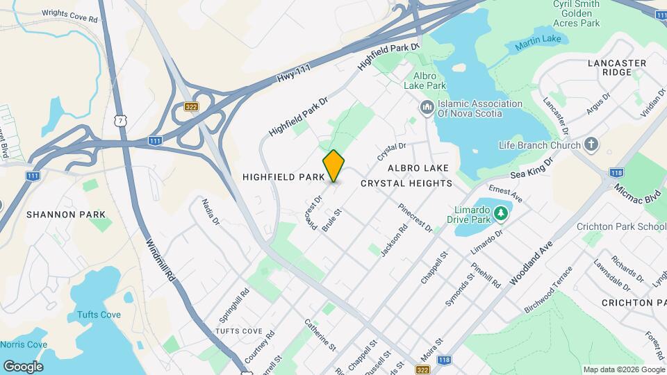 111 Pinecrest Dr Map and Location Details