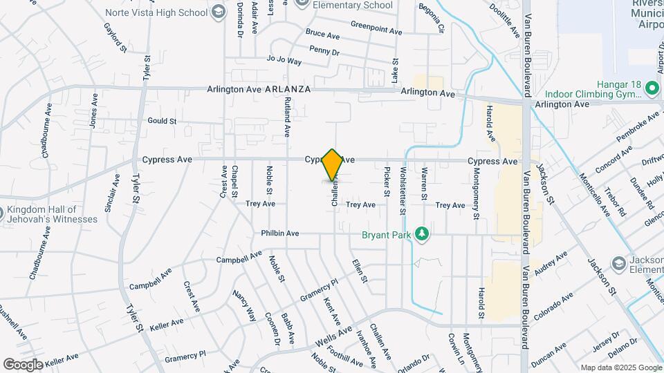 5890 Challen Ave Map and Location Details