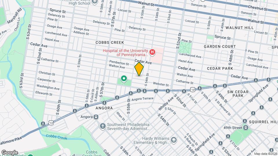 5437 Webster St Map and Location Details