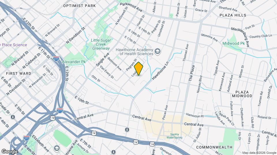 1201 Pamlico St Map and Location Details