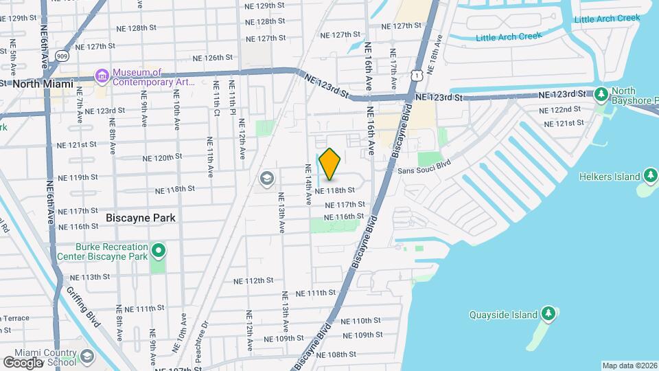 1461 NE 118th St Map and Location Details