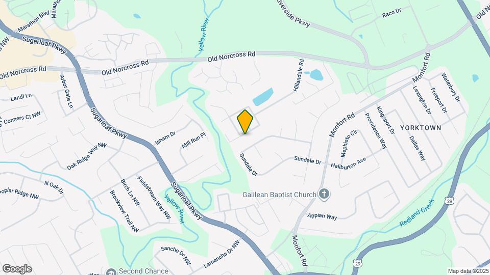 1444 Sydney Pond Cir Map and Location Details