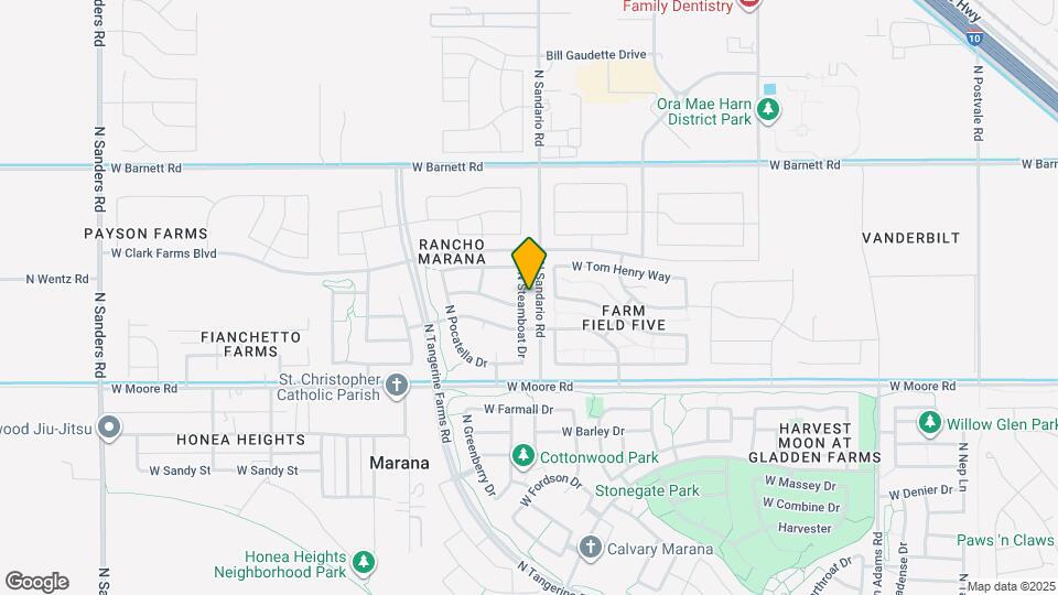 12956 N Steamboat Dr Map and Location Details