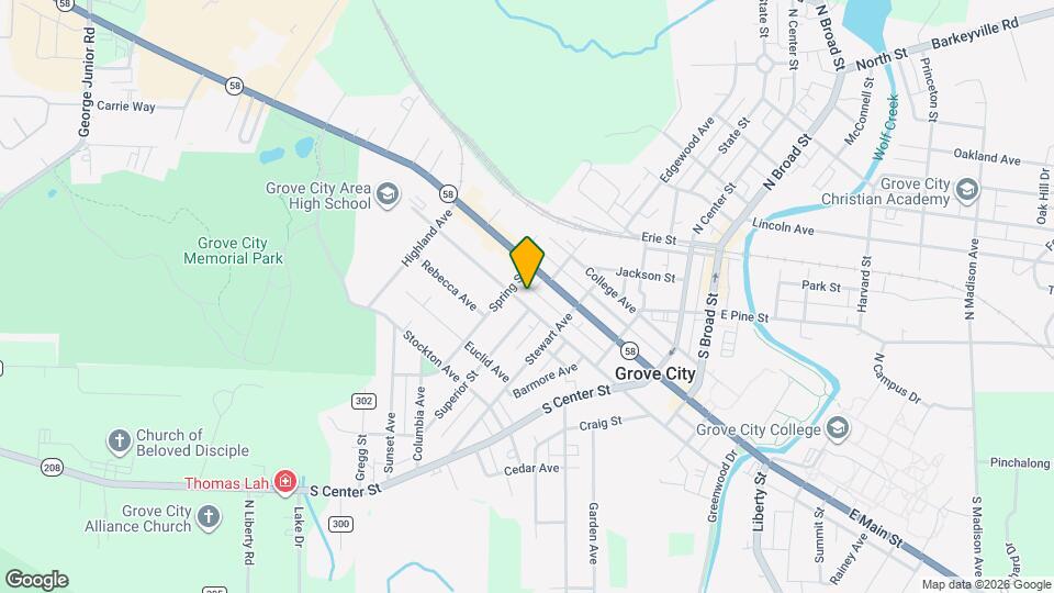 429 W Poplar St Map and Location Details