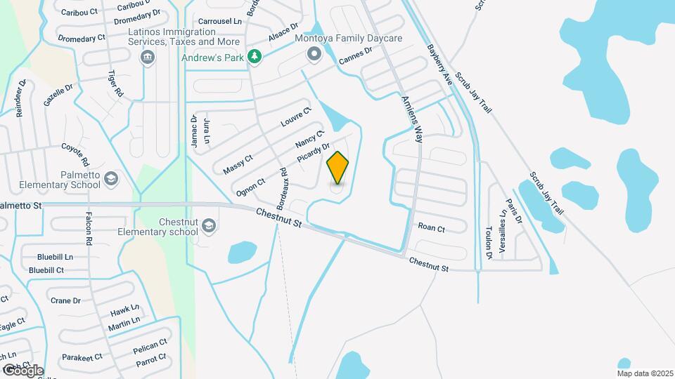736 Palaiseau Ct Map and Location Details