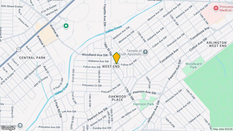 504 Francis Pl SW Map and Location Details