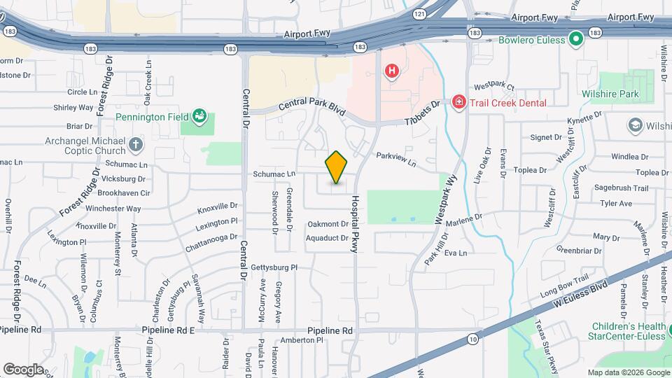 1104 Bellmont Ct Map and Location Details