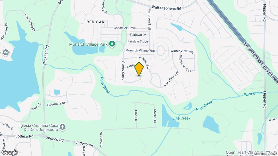 586 Creek Valley Ct Map and Location Details