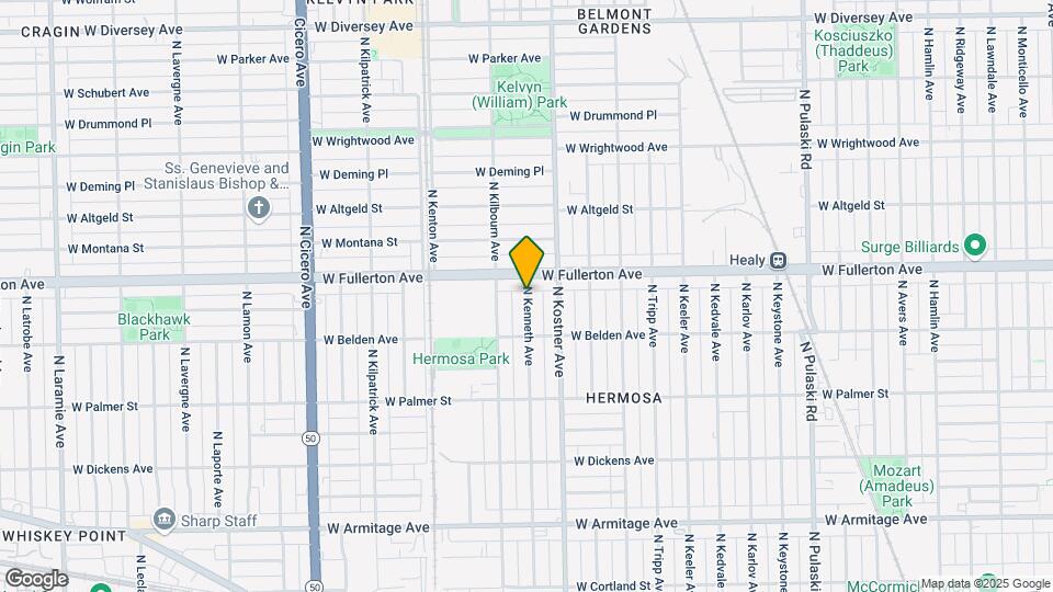 2346 N KENNETH Ave Map and Location Details
