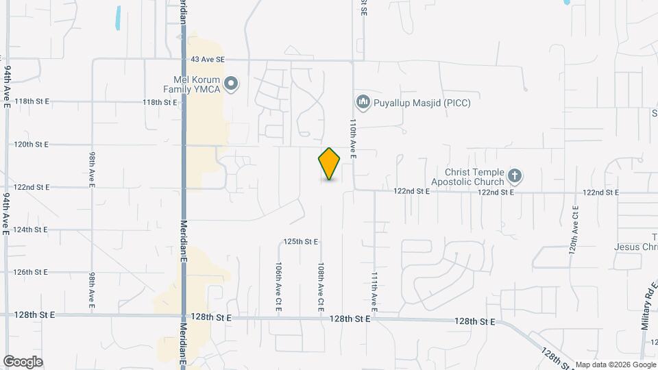 12123 108th Avenue Ct E Map and Location Details