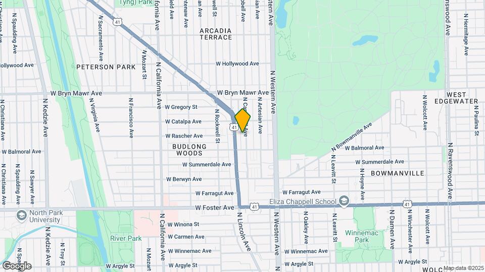 5430 N Campbell Ave Map and Location Details