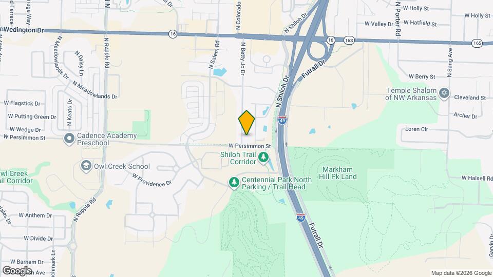 518 N Betty Jo Dr Map and Location Details