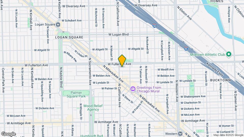 2339 N California Ave Map and Location Details