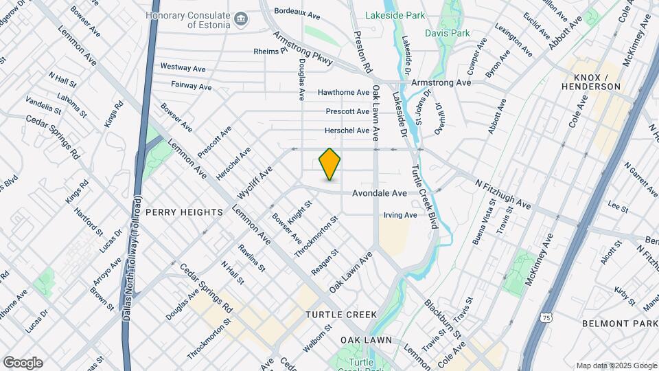 4121 Avondale Ave Map and Location Details