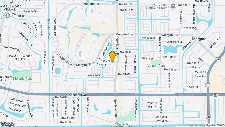 7215 NW 8th St Map and Location Details