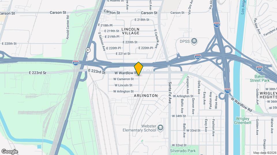 3661 Webster Ave Map and Location Details
